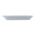 Food Containers & Lids | GEN 15WH 8.38 in. x 3.94 in. x 1.1 in. #1.5 Meat Trays - White (1,000/Carton) image number 3