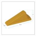 Doorstops | Master Caster 00966 Giant Foot 3.5 in. W x 6.75 in. D x 2 in. H No-Slip Rubber Wedge Doorstop - Safety Yellow image number 4
