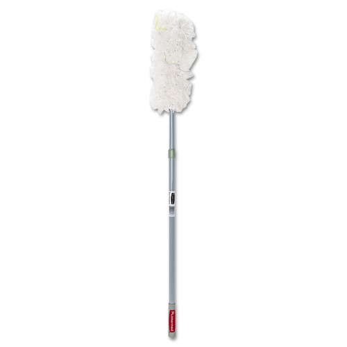 Dusters | Rubbermaid Commercial FGT11000GY00 51 in. Extension Handle HiDuster Overhead Duster with Straight Launderable Head image number 0