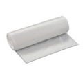 High-Density Trash Bags | Inteplast Group VALH3340N16 33 in. x 39 in. 33 Gallon 14 microns High-Density Commercial Can Liners Value Pack - Clear (250/Carton) image number 1