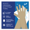 Perforated Roll & Hand Towels | Scott 01980 9.4 in. x 12.4 in. 1-Ply Pro Scottfold Towels - White (25 Packs/Carton) image number 10
