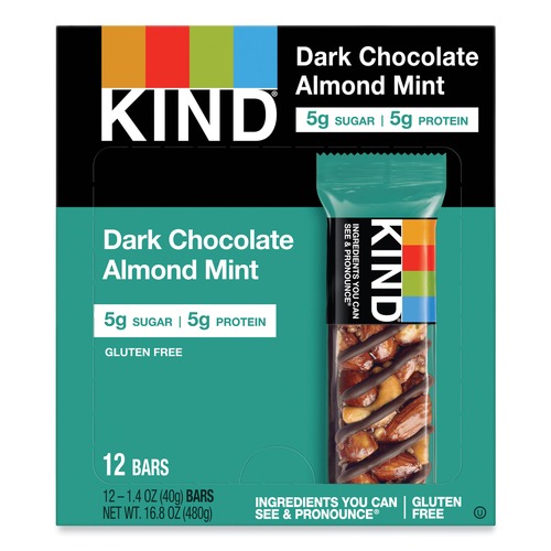 Meals & Snack Bars | KIND 19988 1.4 oz. Nuts and Spices Bar - Dark Chocolate Mocha Almond (12/Box) image number 0
