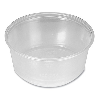 Fabri-Kal PPC325 3.25 oz Plastic Portion Cups - Clear (2500/Carton)