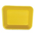 Food Containers & Lids | GEN 8PYEL 10.8 in. x 8.82 in. x 1.5 in. #8P Meat Trays - Yellow (200/Carton) image number 2