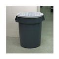 High-Density Trash Bags | Boardwalk V6638HNKR01 33 Gallon 14 mic 33 in. x 38 in. Perforated Roll High-Density Can Liners - Natural (25 Bags/Roll, 10 Rolls/Carton) image number 7