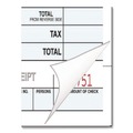 Perforated Roll & Hand Towels | Adams 947SWC 4.25 x 6.75 Two-Part Carbonless Guest Check Unit Sets (250/Pack) image number 2