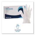 Janitorial Disposable & Single Use Gloves | Boardwalk BWK361SCT 3-3/5 mil Exam Vinyl Gloves - Small, Clear (1000/Carton) image number 5