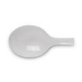 Disposable Spoons | Dixie SH207 Heavyweight Plastic Cutlery Soup Spoons - White (1000/Carton) image number 4