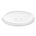 Food Containers & Lids | Vegware VDC-120H 8 oz. to 32 oz. Compostable Plastic Round Deli Pot Lids (500/Carton) image number 0