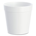Food Containers & Lids | Dart 32MJ48 32 oz. Foam Containers - White (500/Carton) image number 0