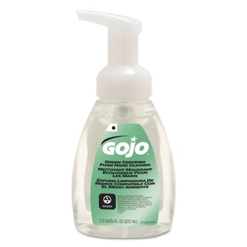HAND SOAPS | GOJO Industries 5715-06 7.5 oz Green Certified Foam Soap - Fragrance-Free (6/Carton)