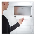 Towel Dispensers | San Jamar T1950XC 11.13 in. x 3.88 in. x 7.88 in. Mini C-Fold/Multifold Towel Dispenser - Chrome image number 5