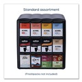 Condiment Organizers | FLAVIA 25200002 15.2 in. x 17.2 in. x 16.3 in. 12-Compartments Four Column Merchandiser - Black image number 6