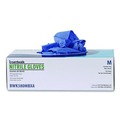 Food Service Disposable & Single Use Gloves | Boardwalk 380MBXA 380 Series 4 mil Thick 9.5 in. Long Powder-Free Disposable General-Purpose Nitrile Gloves - Medium, Blue (100/Box) image number 2