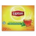 Tea | Lipton TJL00290 Tea Bags - Decaffeinated (72/Box) image number 1
