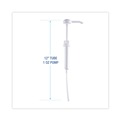 Water & Solvent Pumps | Boardwalk 516160 1 oz 12 in. Tube Plastic Siphon Pump for 1 Gallon Bottles - White (12/Carton) image number 1