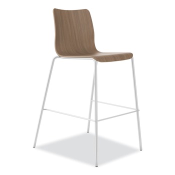 CHAIRS STOOLS | HON HRUCK5L.PINC.PR8 Ruck 30 in. Seat Height Supports up to 300 lbs. Laminate Task Stool - Pinnacle Seat/Back, Silver Frame