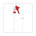 Sprayers & Pumps | Boardwalk 511265 9.25 in. Tube Trigger Sprayer 250 for 32 oz. Bottles - Red/White (24/Carton) image number 4