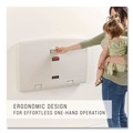 Baby Changing Stations | Rubbermaid Commercial FG781888LPLAT 33.5 in. x 21.5 in. Sturdy Station 2 Baby Changing Table - Platinum image number 2