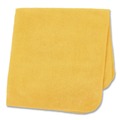 Cleaning Cloths & Wipes | Rubbermaid Commercial 1820580 12 in. x 12 in. Microfiber Cleaning Cloths - Yellow (24/Pack) image number 1