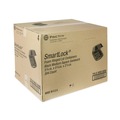 Food Containers & Lids | Pactiv Corp. YHLB06000000 SmartLock 5.75 in. x 5.75 in. x 3.25 in. Sandwich Foam Hinged Lid Container - Black (504/Carton) image number 3