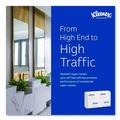 Perforated Roll & Hand Towels | Kleenex 02046 Convenience 9.2 in. x 9.4 in. Multi-Fold Paper Towels - White (150/Pack, 8 Packs/Carton) image number 9