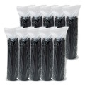 Cup Lids | Dart 16ELBLK Cappuccino Dome Sipper Lids Fits 12 oz. to 24 oz. Hot Cups - Black (1000/Carton) image number 2