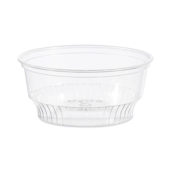 SOLO SDL58-0090 5 oz-8 oz SoloServe Dome Cup Plastic Lids - Clear (1000/Carton)