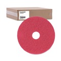 Floor Pads-Cleaning, Buffing & Polishing | Boardwalk BWK4017RED 17 in. Diameter Buffing Floor Pads - Red (5/Carton) image number 1