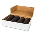 High-Density Trash Bags | Inteplast Group S334022K 33 in. x 40 in. 33 gal. 22 mic High-Density Commercial Can Liners - Black (250/Carton) image number 1