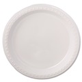 Plates | Chinet 81209 9 in. Heavyweight Plastic Plates - White (125/Pack, 4 Packs/Carton) image number 1