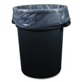 Low-Density Trash Bags | Boardwalk H8046TCKR01 40 in. x 46 in. 45 gal. 0.9 mil Low-Density Waste Can Liners - Clear (100/Carton) image number 4