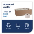 Toilet Tissues | Tork 11020602 3.48 in. x 751 ft. Septic Safe, 2-Ply Advanced Jumbo Bath Tissue - White (12 Rolls/Carton) image number 2