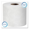 Perforated Roll & Hand Towels | Scott 05102 Essential Septic-Safe Standard Roll Bathroom Tissue for Business - White (1210 Sheets/Roll, 80 Rolls/Carton) image number 3