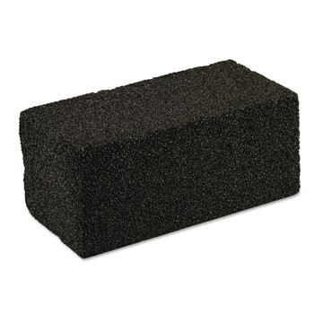 Scotch-Brite PROFESSIONAL GB12 3.5 in. x 4 in. x 8 in. Grill Brick - Charcoal (12/Carton)