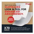 Perforated Roll & Hand Towels | WypAll 41412 X70 9-1/10 in. x 16-4/5 in. Cloths - Blue (100/Box 10 Boxes/Carton) image number 3