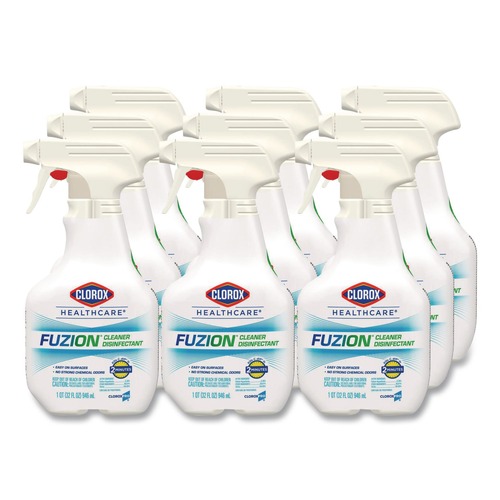 Disinfecting & Cleaning Solutions | Clorox Healthcare 31478 32 oz. Spray Bottle Unscented Fuzion Cleaner Disinfectant (9/Carton) image number 0