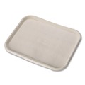 Food Trays & Liners | Chinet 20804 14 in. x 18 in. Savaday Rectangular Molded Fiber Food Trays - White (100/Carton) image number 2