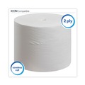 Perforated Roll & Hand Towels | Scott 07001 2-Ply Septic Safe Essential Extra Soft Coreless Standard Roll Bath Tissue - White (36/Carton) image number 2