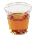 Cups | WNA WNA P10 1 oz. Comet Plastic Portion/Shot Glass - Clear (50/Pack, 50 Packs/Carton) image number 4