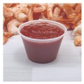 Cups | Dart P400N 4 oz. Polystyrene Portion Cups - Translucent (2500/Carton) image number 4
