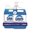 Dishwashing Detergents | Dawn Professional 80763059 1 gal. Manual Pot and Pan Dish Detergent with Pump - Original Scent (2/Carton) image number 4