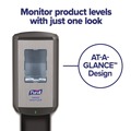 Hand Sanitizer Dispensers | PURELL 7418-DS 1200 ml 13.5 in. x 5 in. x 28.5 in. CS8 Hand Sanitizer Floor Stand with Dispenser - Graphite image number 5