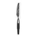 Disposable Knives | Dixie SSWPK5 SmartStock Wrapped Heavyweight Cutlery Knives Refill - Black (960/Carton) image number 1