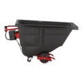 Carts & Trucks | Rubbermaid Commercial 2173519 101 gal 850 lb Capacity Plastic Motorized Roto Tilt Truck - Black image number 0