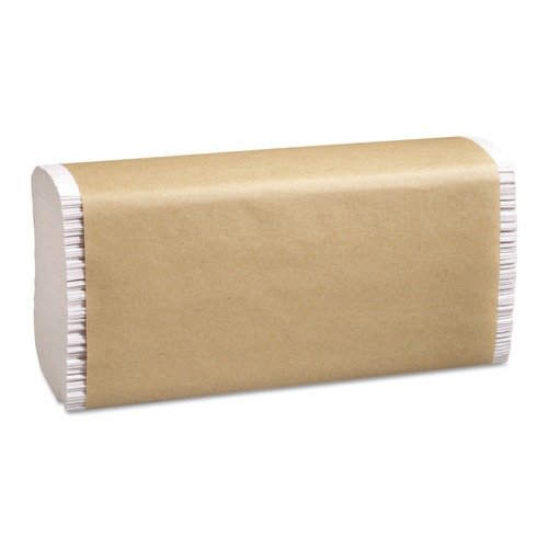 Perforated Roll & Hand Towels | Marcal PRO P200B 9-1/4 in. x 9-1/2 in. Multi-Fold 100% Recycled Folded Paper Towels - White (4000/Carton) image number 0