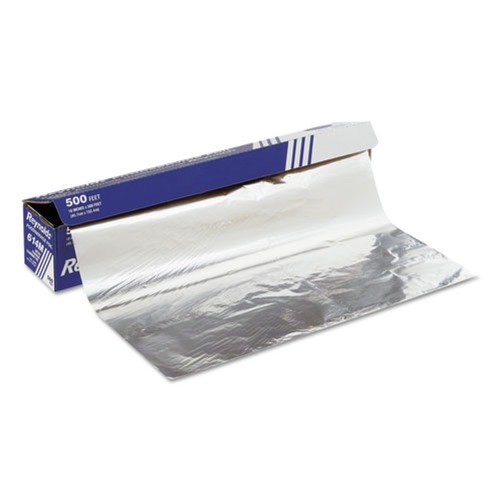Foil Wraps | Reynolds Wrap 614M 18 in. x 500 ft. Standard Gauge Metro Aluminum Foil Roll - Silver (1/Carton) image number 0