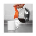 Decanters & Pitchers | Coffee Pro CPU13 12-Cup Unbreakable Stainless Steel/Polycarbonate Decaffeinated Coffee Decanter - Orange image number 1