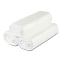 High-Density Trash Bags | Inteplast Group S334016N 33 gal. 16 microns 33 in. x 40 in. High-Density Interleaved Commercial Can Liners - Clear (25 Bags/Roll, 10 Rolls/Carton) image number 3
