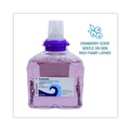 Soap Refills | Boardwalk 5361-02-GCE00LP 1200 mL Lavender Foam Soap Refill - Cranberry Scent (2/Carton) image number 5
